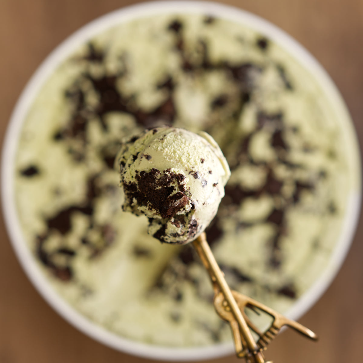 Cookies in Minty Cream